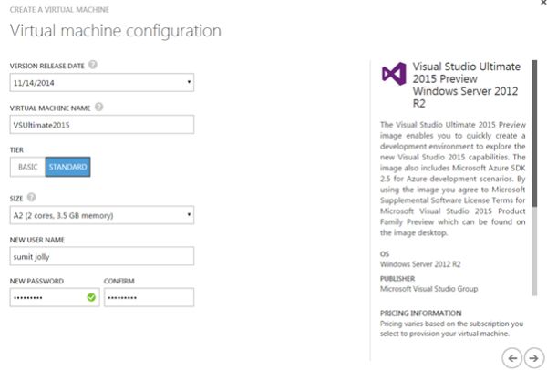 VIRTUAL MACHINE CONFIGURATION